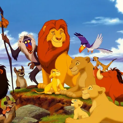 Картинки король лев, мультфильм, ситуция, ласки, джунгли, позитив - обои  2560x1440, картинка №164396