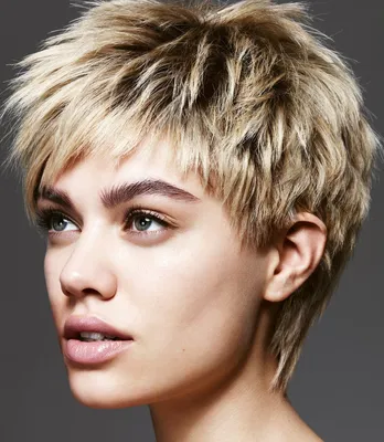 Красивые короткие волосы. 60 фото модных коротких женских стрижек 2015-2016  | Short hair styles for round faces, Short hair styles, Short hairstyles  for thick hair