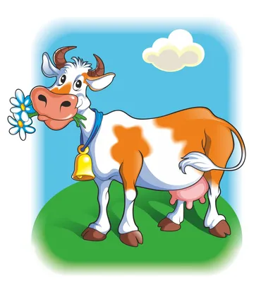пятнистая корова и маленький теленок Иллюстрация вектора - иллюстрации  насчитывающей чертеж, телушка: 220053196