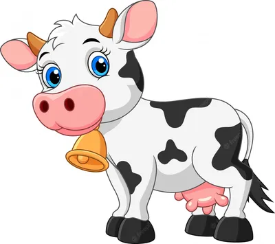 Корова картинка для детей фото