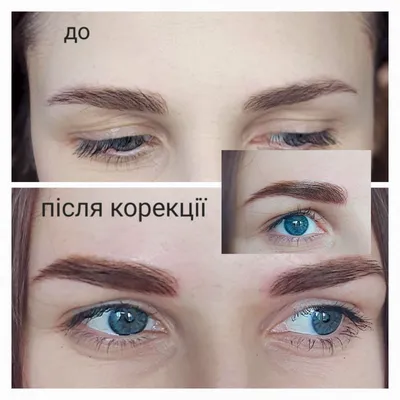 Как правильно корректировать брови после татуажа: фотоинструкция