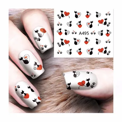Лапки кошки на ногтях (63 фото) - картинки modnica.club