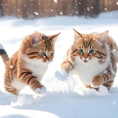 Нева маскарадовская сибирская кошка в снегу Стоковое Фото - изображение  насчитывающей пункт, разведенными: 237378672