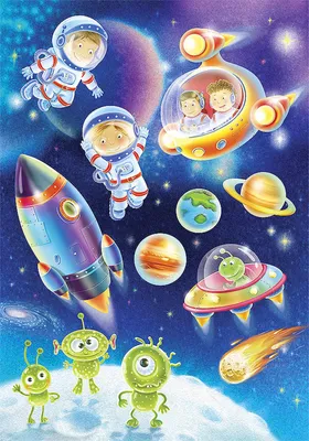 Фотообои Вселенная космос для детей купить в Москве, Арт. 15-325 в  интернет-магазине, цены в Мастерфресок