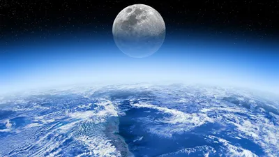 Скачать обои земля, космос, луна, earth, space разрешение 1920x1080 #104462