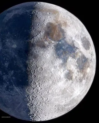 Детализированный снимок Луны 🌓 | Интересный контент в группе Клуб знатоков  | Луна, Космос, Космос и астрономия