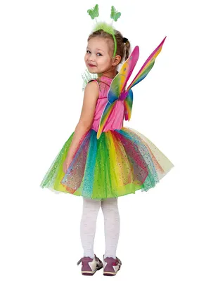 Купить карнавальный костюм Карнавалофф Бабочка, цв. разноцветный р.128,  цены на Мегамаркет | Артикул: 100025334658