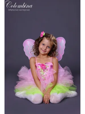 Карнавальный костюм бабочки для девочки детский Мой карнавал 161368388  купить в интернет-магазине Wildberries