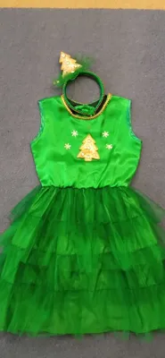 Карнавальный костюм для девочки Елка - Елочка №3 - купить в  интернет-магазине Solnyshko.kiev.ua