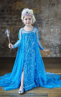 Купить карнавальные детские платья и костюмы Принцессы Эльзы Холодное  Сердце для девочек