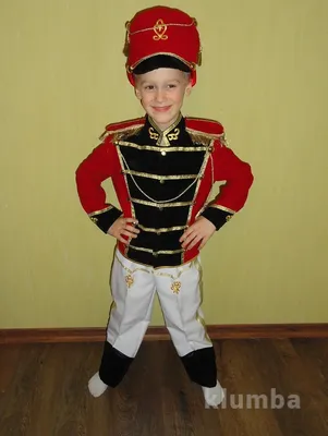 Детский карнавальный костюм Гусар красного цвета 0819, 0818, 0817, 0816 -  Carnaval