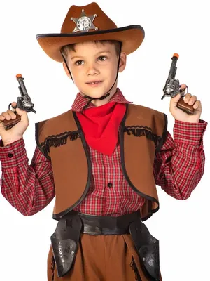 Карнавальный костюм Ковбой детский со шляпой и оружием ФЕСТА 6556537 купить  за 1 877 ₽ в интернет-магазине Wildberries
