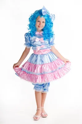 Батик Карнавальный костюм для девочек Мальвина / рост 110 см, от 5 лет /  цвет голубой купить в Ставрополе