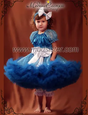 Детский карнавальный костюм \"Мальвина\" темно-голубой. Купить маскарадные  костюмы.