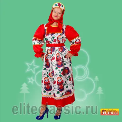 Костюм Матрёшки 269 для ребенка купить в Москве, в интернет-магазине. Цены,  фото, описание, отзывы.