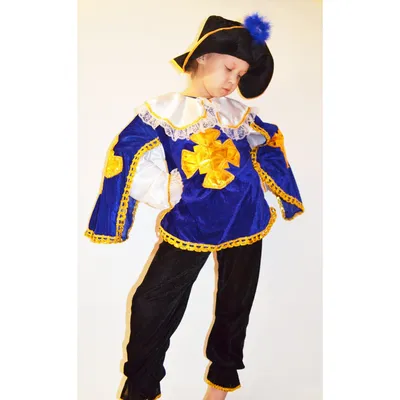 Костюм Мушкетера 5-8 лет (110-128 см) напрокат в Бресте - Карнавальные  костюмы для мальчиков в прокате Babytop