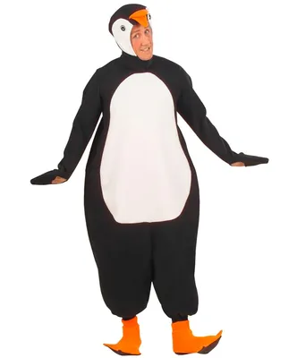 Взрослый костюм \"Пингвин\": капюшон с маской, комбинезон, накладки на обувь  (Италия) купить в Ярославле