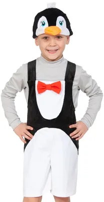 Детский карнавальный костюм «Пингвин» (плюш) для мальчиков и девочек Купить  в Москве, Московской области, России.