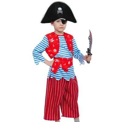 костюм пирата мальчика маленький Стоковое Фото - изображение насчитывающей  одно, игла: 18691084