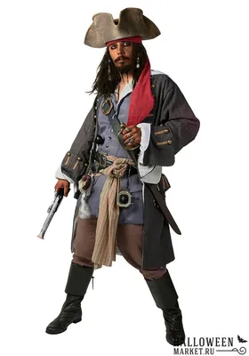 Костюм пирата Джек Воробей из к/ф \"Пираты карибского моря\" - купить за  33000 руб: недорогие пираты в СПб