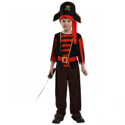 PlayToday Карнавальный костюм Пирата: лонгслив, брюки, бандана