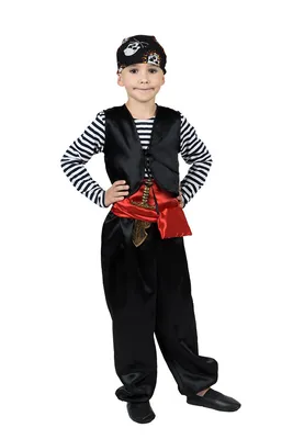 Карнавальный костюм Морского разбойника \"Черный пират\" La Mascarade 4639750  купить в интернет-магазине Wildberries