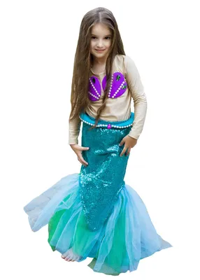 Детский костюм Русалочки Ариэль, 130225, размеры 5-6 лет, 7-8 лет, 9-10 лет  | Сравнить цены на ELKA.UA