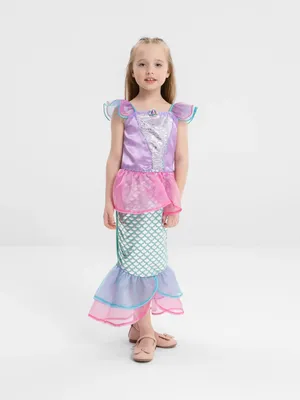 Детский карнавальный костюм русалки для девочки купить по цене 1299 ₽ в  интернет-магазине KazanExpress