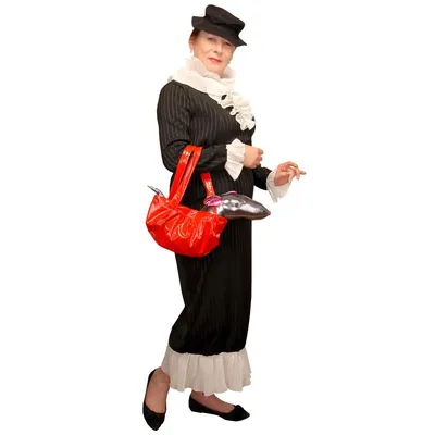 Карнавальный костюм Старуха Шапокляк для взрослых купить в интернет магазине