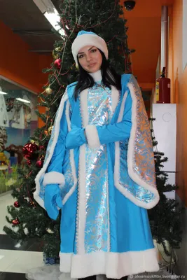 Костюм карнавальный Новогоднее Чудо Снегурочка - купить с доставкой по  выгодным ценам в интернет-магазине OZON (1298327291)