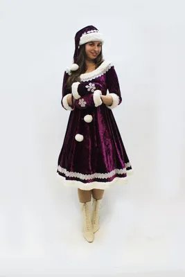 Детский костюм Снегурочки в шубке купить в Москве - описание, цена, отзывы  на Вкостюме.ру