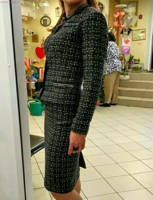 Костюм женский DSTrend В стиле Шанель серый 48 RU - купить в Москве, цены  на Мегамаркет