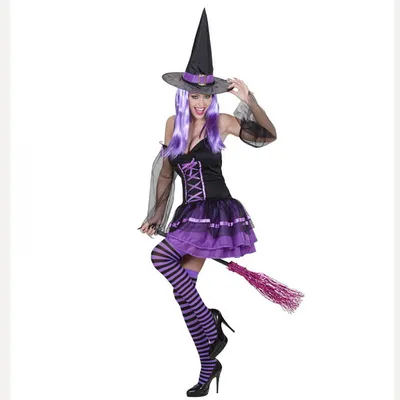 Женский костюм ведьмы на хэллоуин (ID#1215687500), цена: 3892 ₴, купить на  Prom.ua