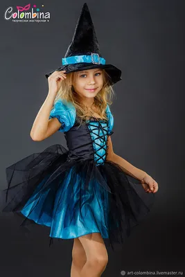 Детский костюм ведьмы-оранжевая паутинка: платье, шляпа (Германия) купить в  Челябинске