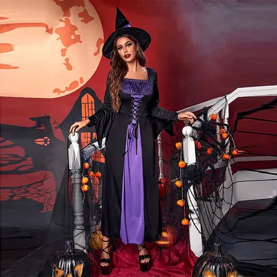 Женский костюм ведьмы на Хэллоуин, идеально подходит для фото и  выступлений, женские средневековые Костюмные ботинки | AliExpress