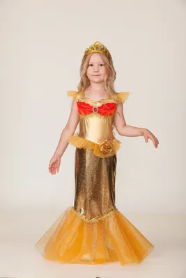 Детский карнавальный костюм Золотая Рыбка купить по выгодной цене в  интернет магазине Хлопушка. ру.
