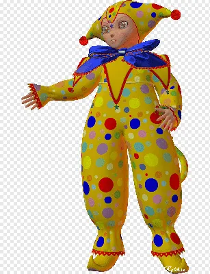 Клоунский наряд в формате PNG