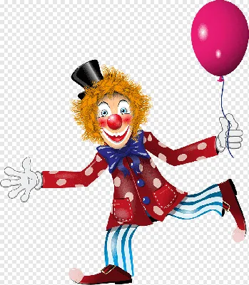 Фотография клоуна в костюме с цветами