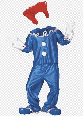 Клоунский костюм на изображении
