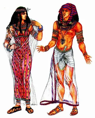 Костюм Древнего Египта | Одежда, Историческая мода, Египетский костюм