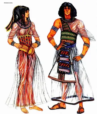 Одежда древних Египтян. Какая она? | История мира. | Дзен