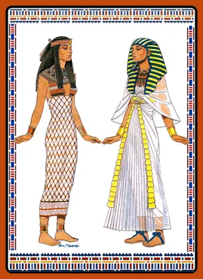 Одежда древнего египта рисунки - 69 фото