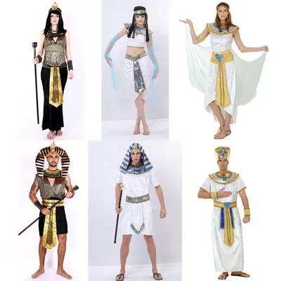 Umorden костюмы на Хэллоуин древний египетский фараон Египетский Король  Импресса Клеопатра королева костюм косплей одежда для мужчин женщин |  AliExpress