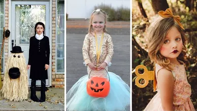 Костюм на Хэллоуин для девочки - как одеть и разукрасить ребенка на праздник