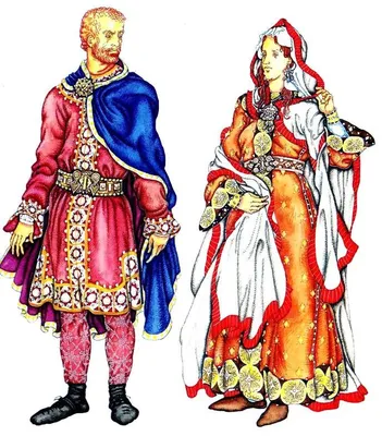 История костюма эпохи средневековья