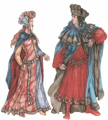 Мода средневековой Европы » SwordMaster