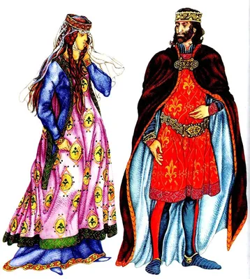 История костюма эпохи средневековья