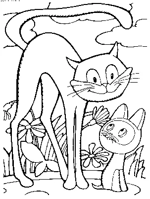 Раскраска-антистресс кот - Раскраски для детей и взрослых