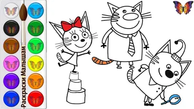 Живопись по номерам Удивленный кот Раскраска картина по номерам на холсте  40х40