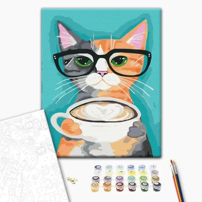 Кот и кофе | Пикабу